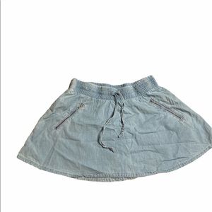 Fabletics Chambray Mini Skirt Size XS